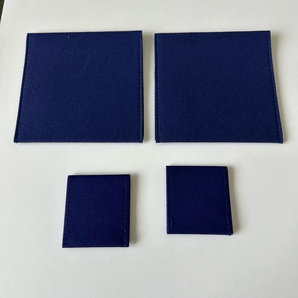 Set of 4 Monica Vinader Jewelry Sleeves and 1 Polishing Cloth - Picture 5 of 9